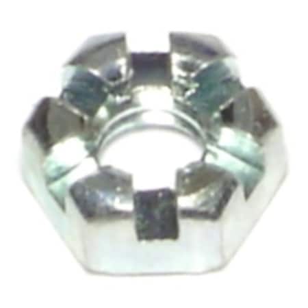 Midwest Fastener 1/4"-20 Zinc Plated Steel Coarse Thread Slotted Hex Nuts 20PK 68545